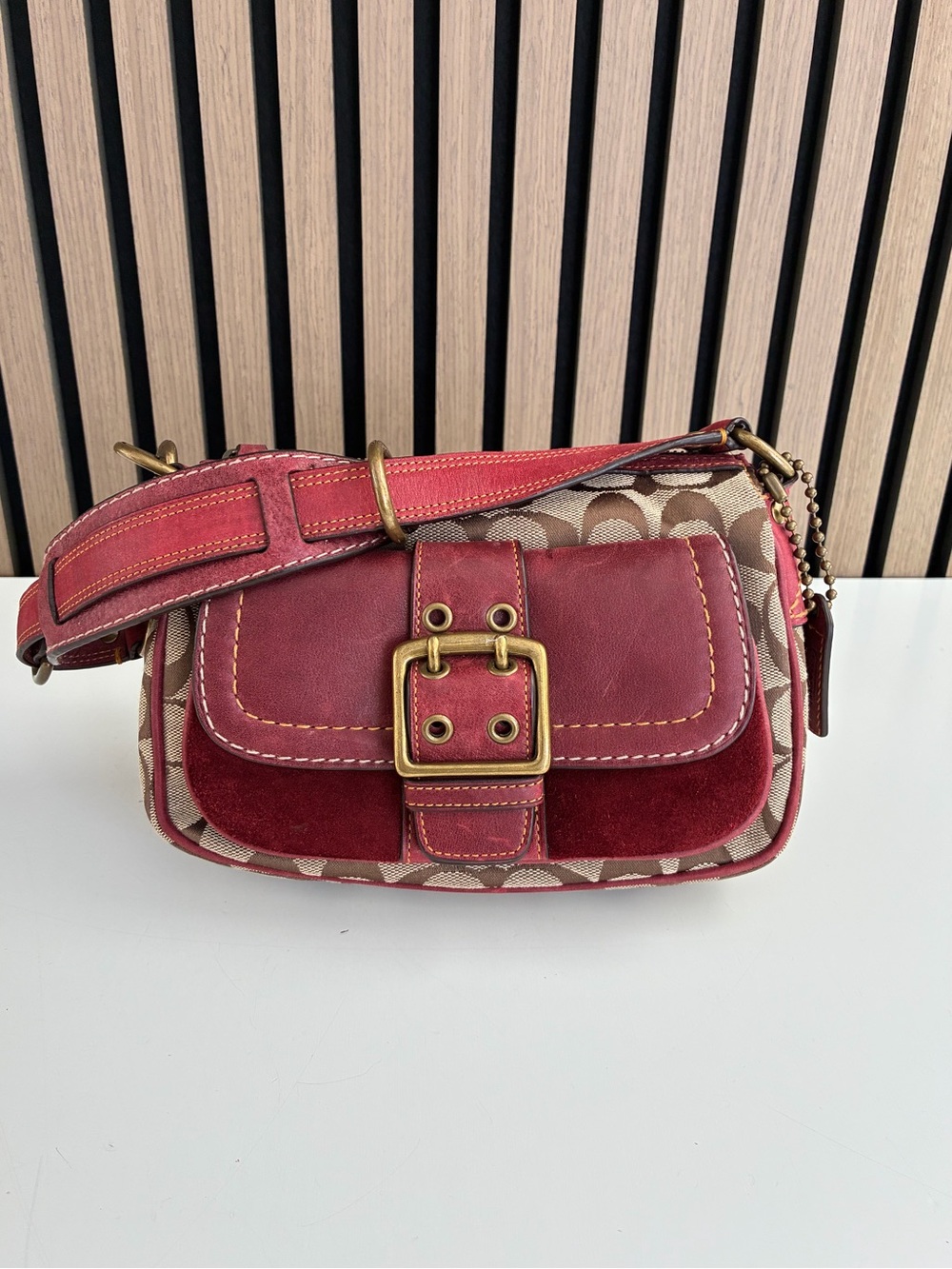 Auth VTG 2004 COACH Special Edition Bag
